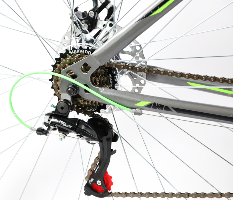 Ammaco Montana 29 Inch Wheel Mountain Bike Grey-13